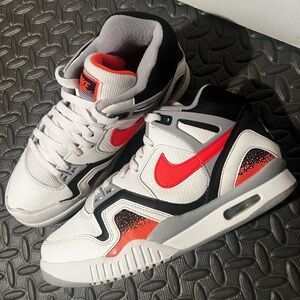 CLEAN Nike Air Tech Challenge II size 8 Womens Agassi Lava Pink 2019